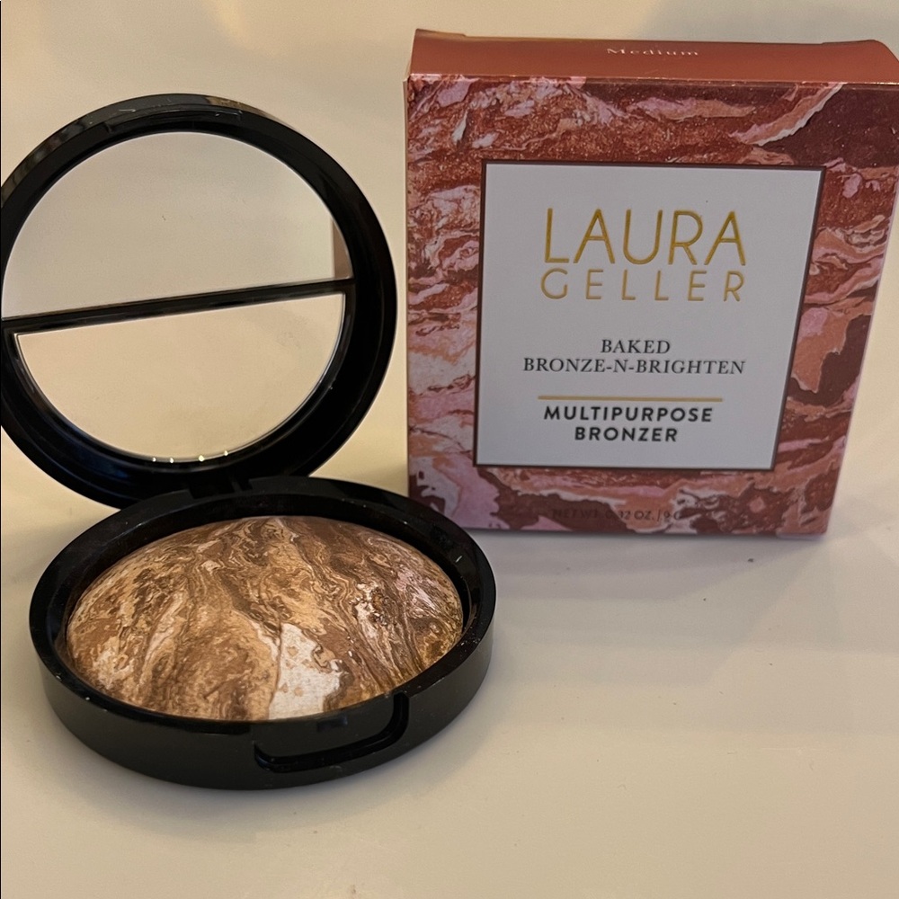 Laura Geller Baked Bronze-n-Brighten Multipurpose Bronzer - Medium NEW